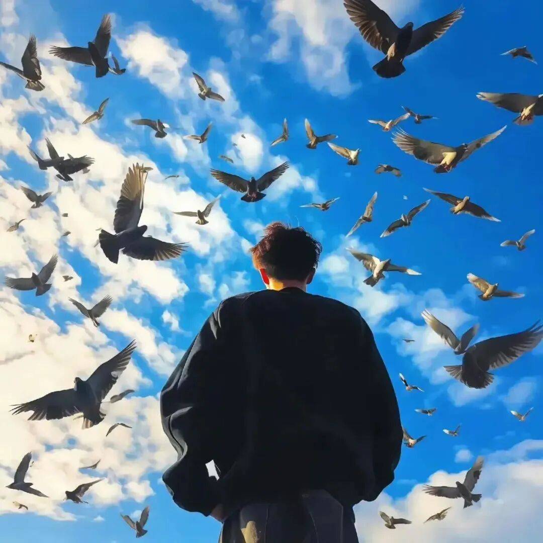 头像丨单身有种孤独求败的感觉