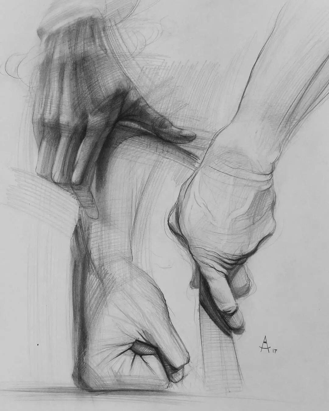 俄罗斯钢铁直男的素描,一张比一张精彩!这结构太顶,每一张都在秀功底!