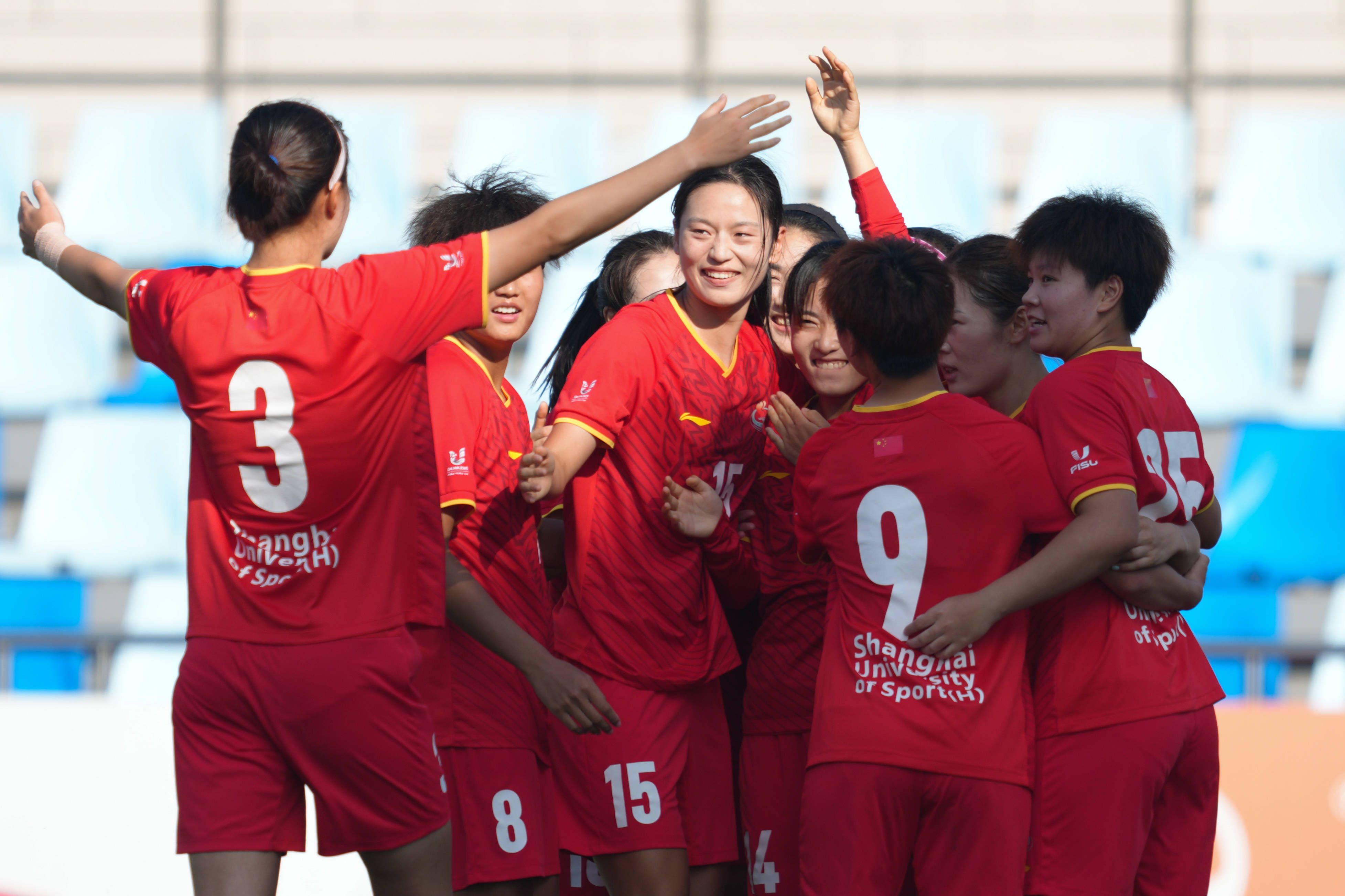国际大体联足球世界杯：上海体育大学女足晋级决赛