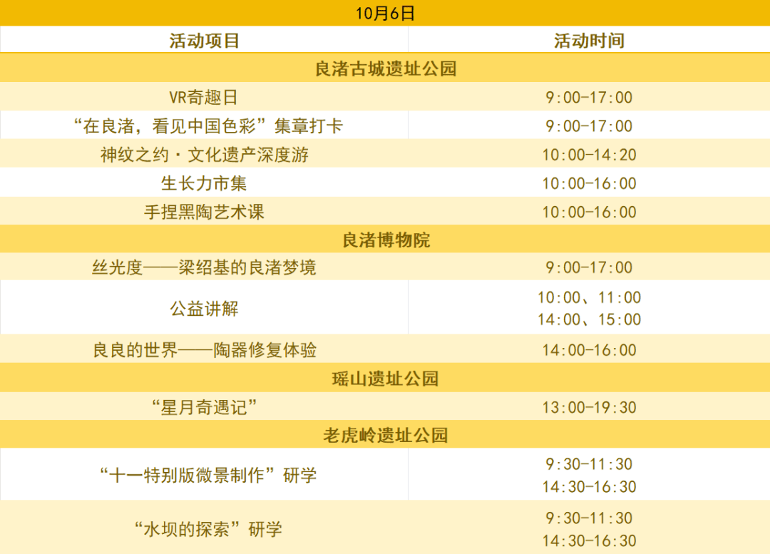 多彩“节日宴” | 良渚古城精彩文化活动进行中