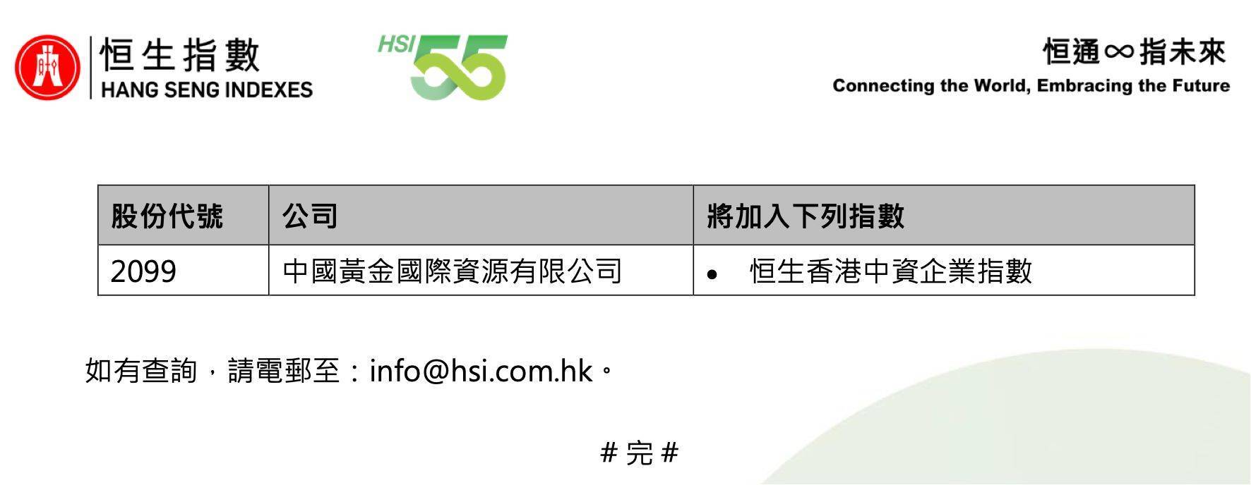 小心！股权高度集中 山高控股等两公司被恒指公司剔除相关指数成分股