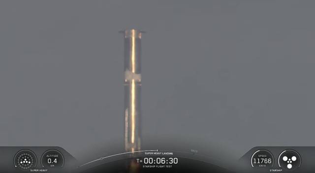 悬停技术首秀，马斯克现身见证第二代星舰落幕-华闻时空