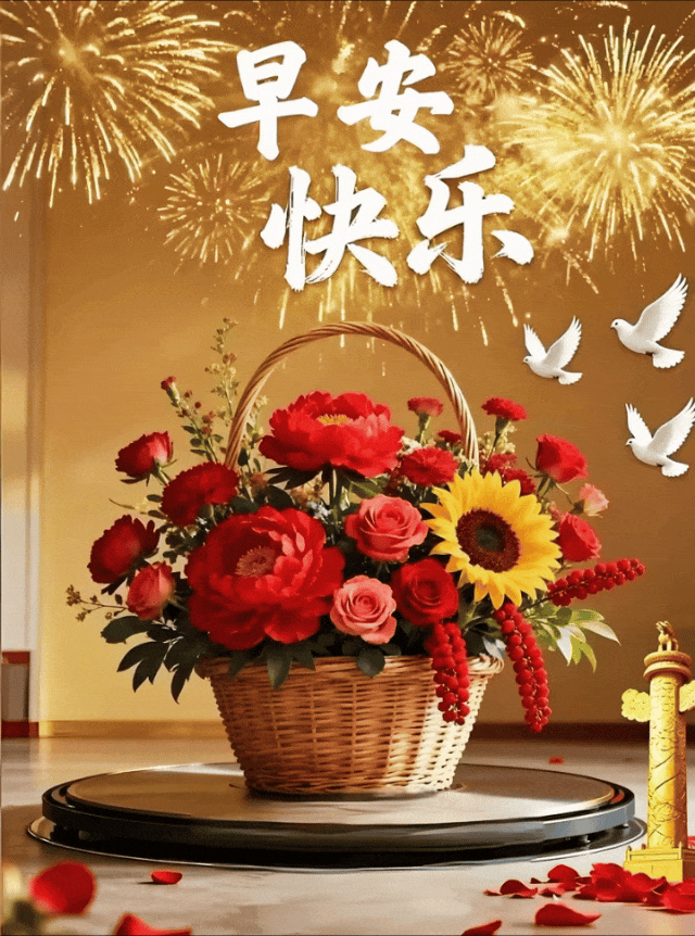 10月16日最漂亮早上好动态表情图片大全,早晨好动图美图大全