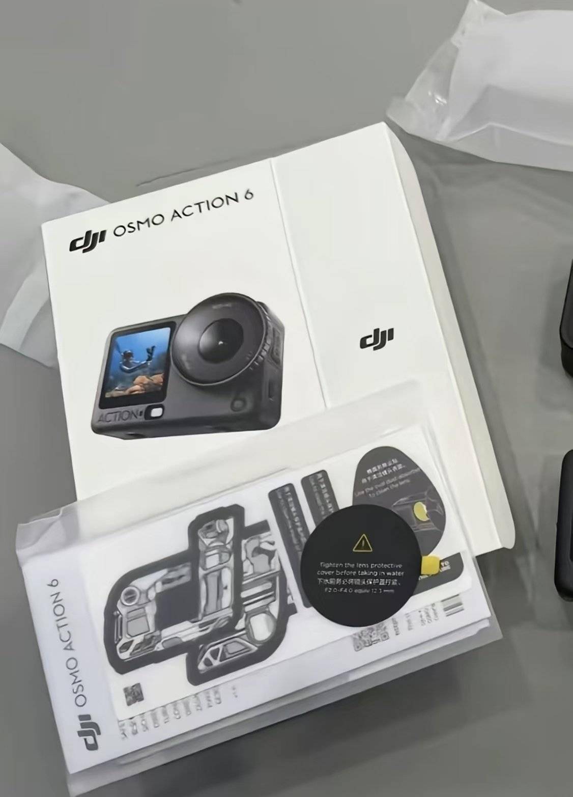 大疆osmo action 6 运动相机泄露可变光圈+大底传感器