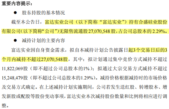 市值691亿元光伏巨头，被重要股东将清仓式减持，减持股份市值近16亿元