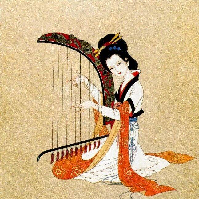 箜篌:渺渺仙音,一听倾心_乐器_古代_中国