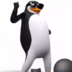 抽象企鹅表情包跳舞动图大全