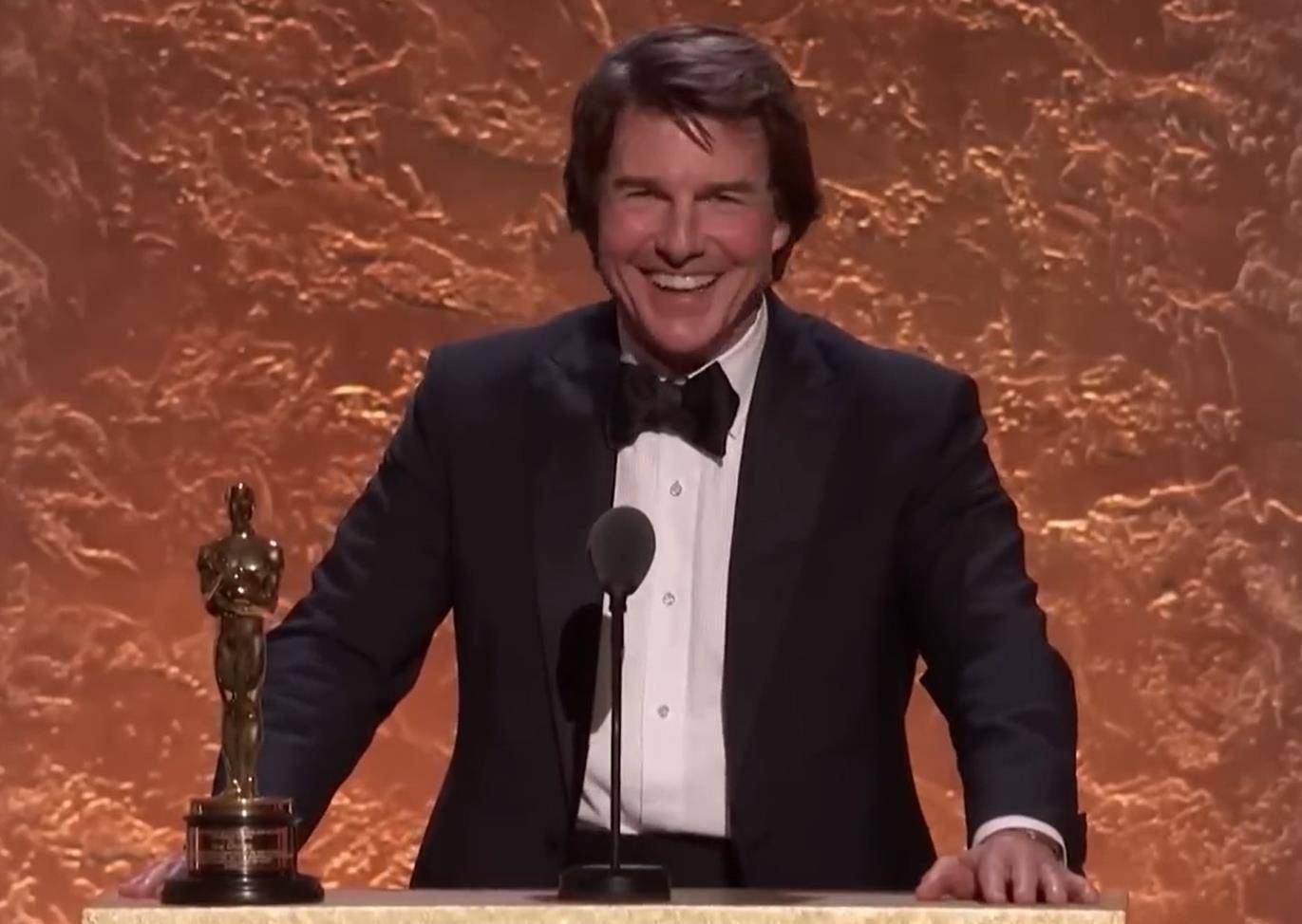 从影45年，63岁“阿汤哥”获奥斯卡终身成就奖，“希望不要再摔断太多骨头”