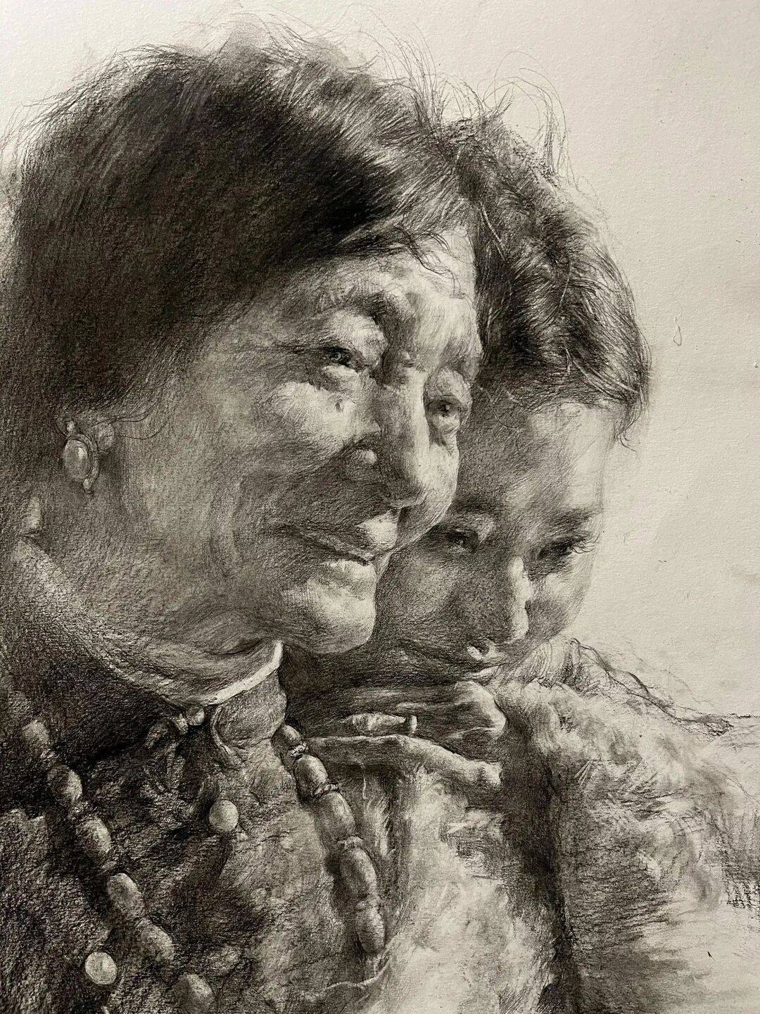 好的素描能够表达故事和情绪