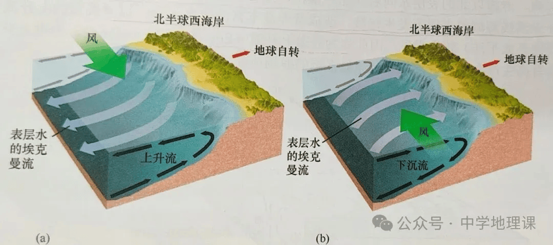 必须是离岸风才会形成上升流吗?除离岸风以外的其他三种原因_海水_驱动_底层