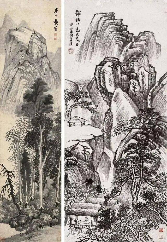 【名品视界】清 何维朴山水画作品欣赏_何绍基_宗娄_盘梓