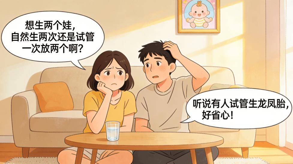 想生两个孩子，是自然生两次还是一次性做两个呢？