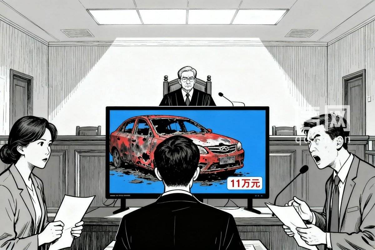 奇瑞新车刚满月就自燃 平安财险赔付车主11万