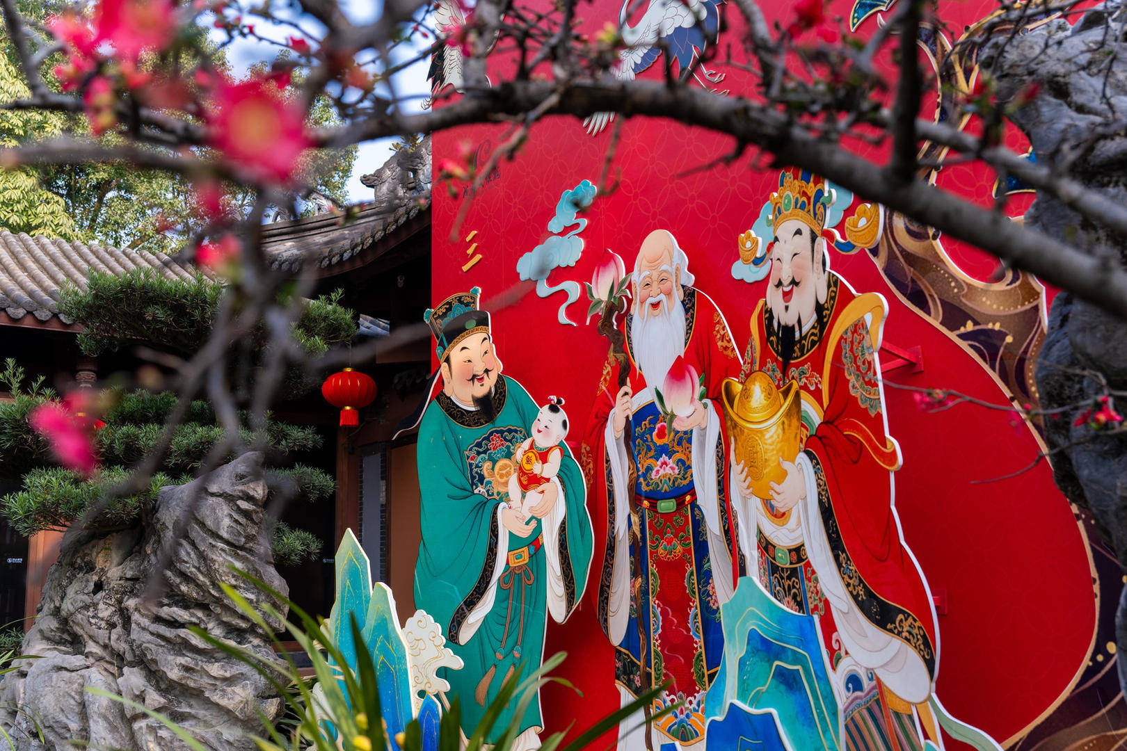 “天府与广府的吉韵对话展”正式启幕，多件吉祥主题文物在成都武侯祠展出_展览_贺寿_文化