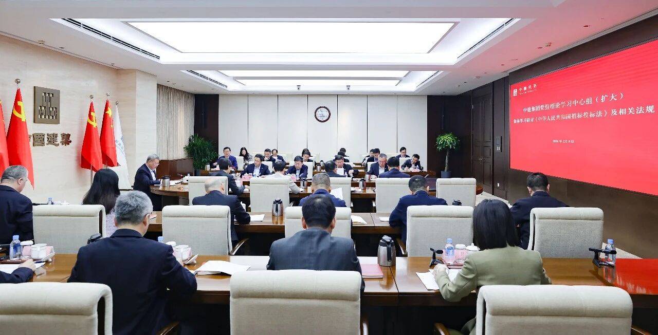 中建集团党组理论学习中心组(扩大)集体学习研讨《中华人民共和国招标投标法》及相关法规_管理_央企_企业