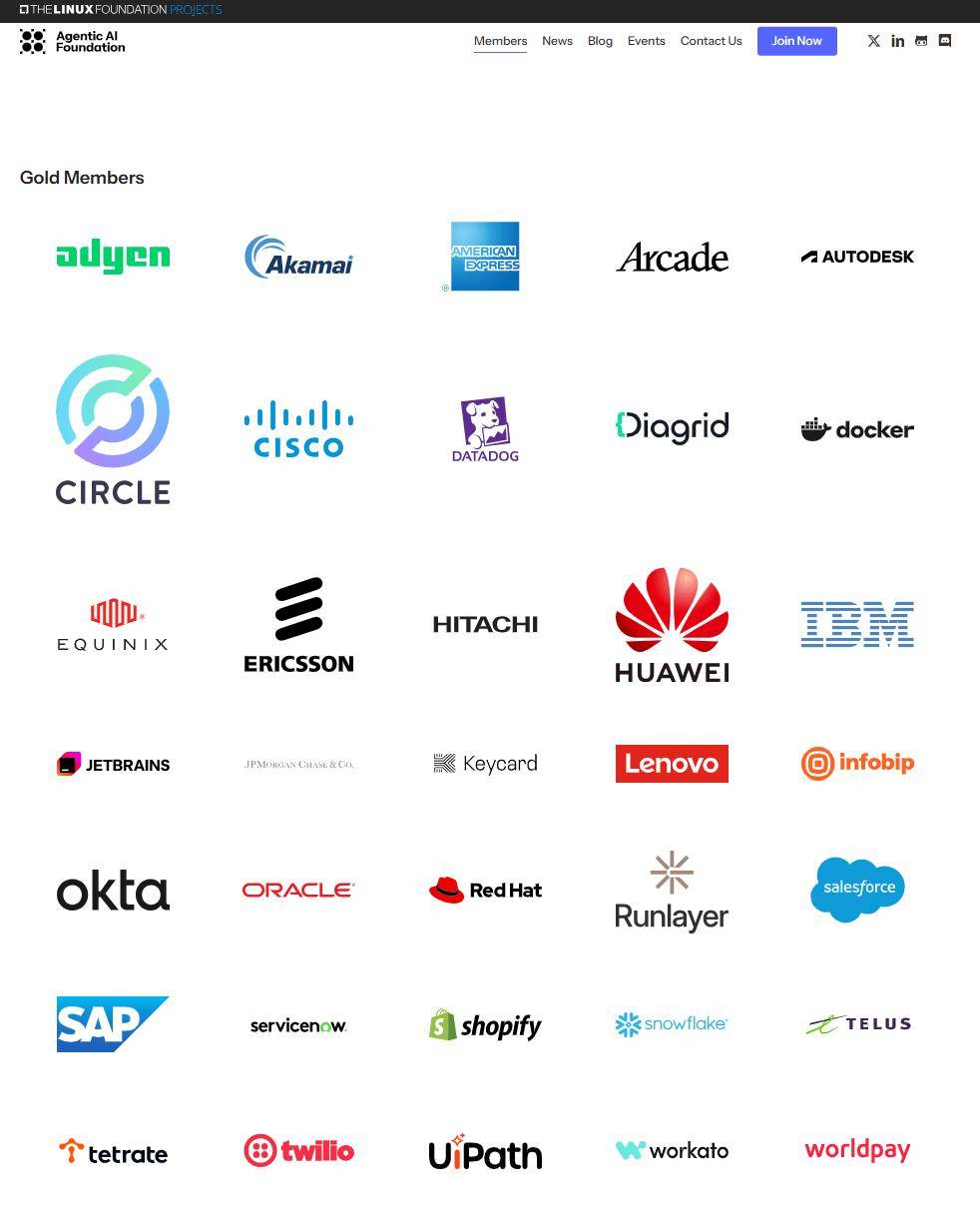 华为加入Agentic AI基金会成为金牌会员,推动智能体系统开放