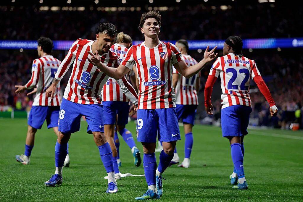 欧冠半决赛首回合马竞1-1战平阿森纳