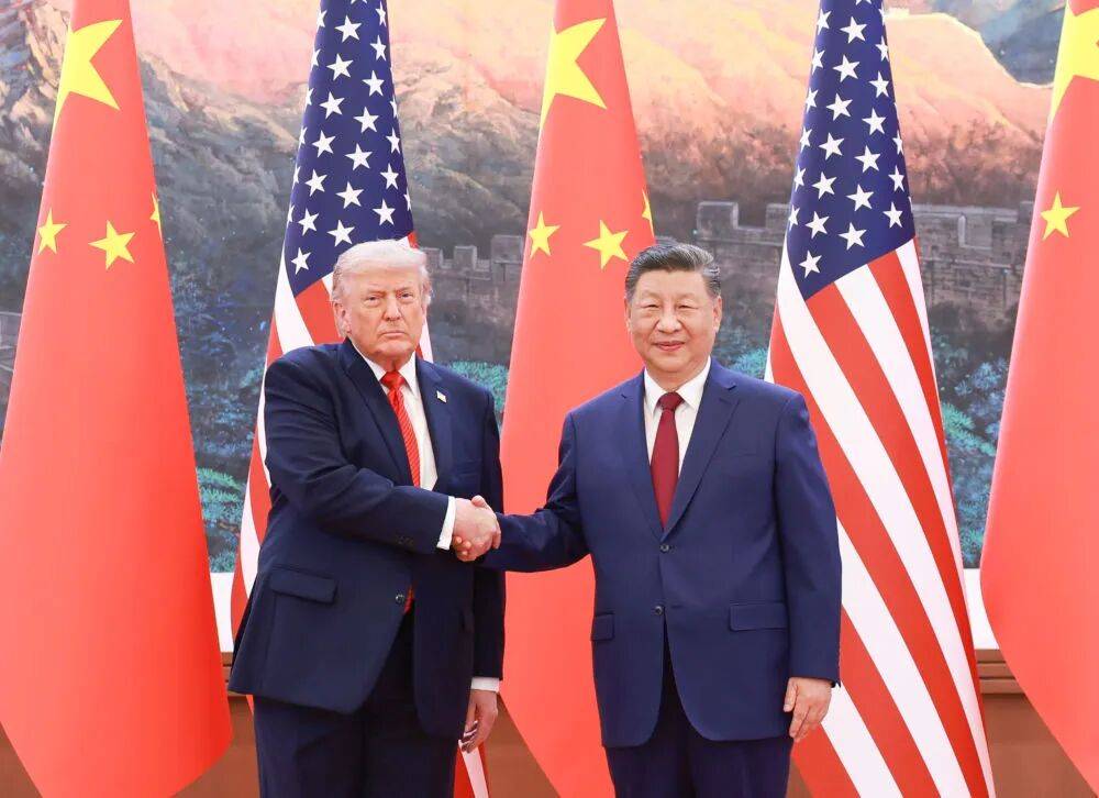 新华图讯丨习近平同特朗普会谈