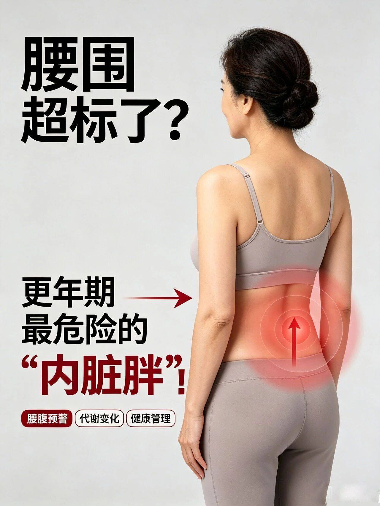 更年期腰粗，其实是身体在哭。</p><p>