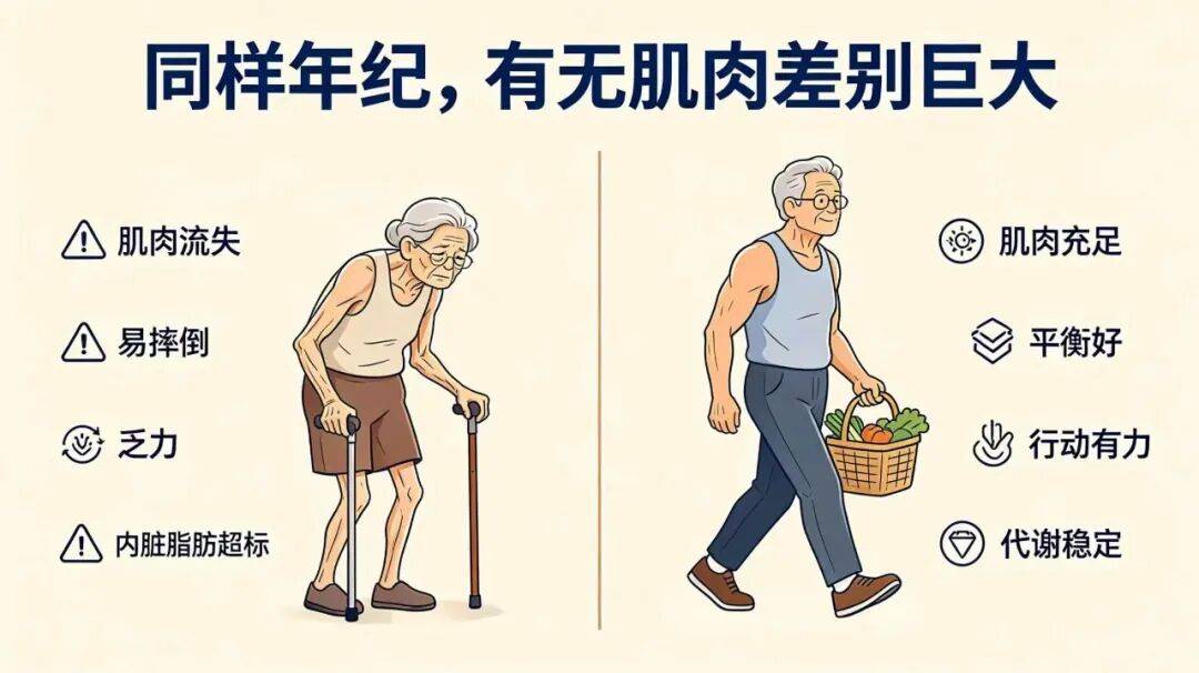 【金秋之声】老年人减重别盲目！警惕越减越虚的肌少症