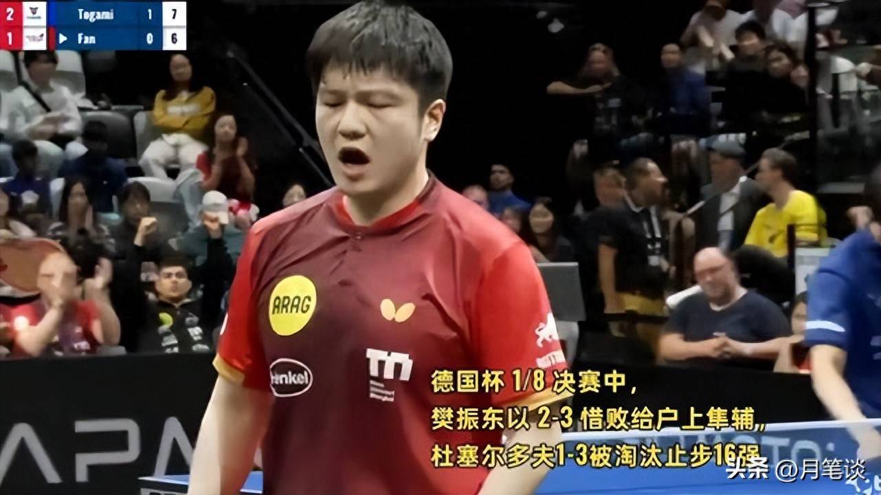 赢一盘输一盘独木难支,樊振东2