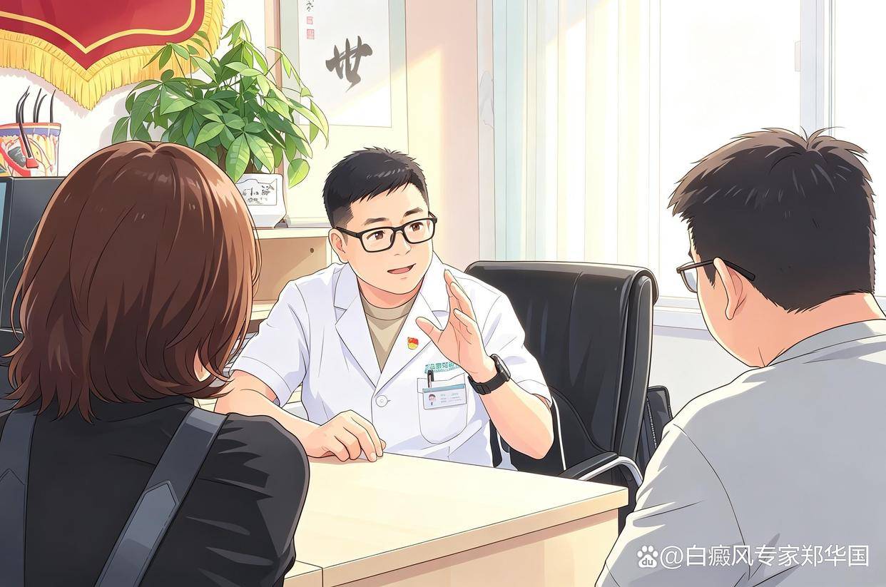 白癜风治疗儿童与成人有别，白癜风医生郑华国讲解差异
