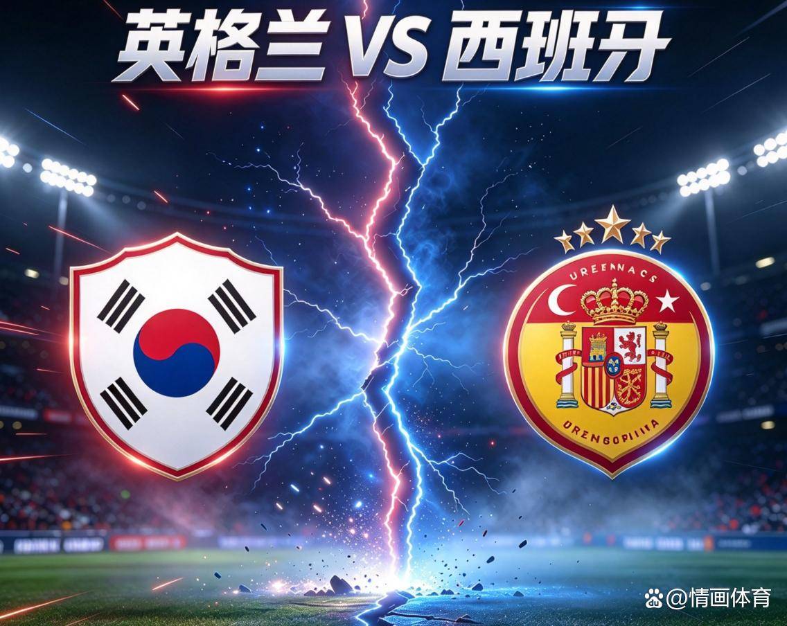 英格兰 vs 西班牙 欧国联海报