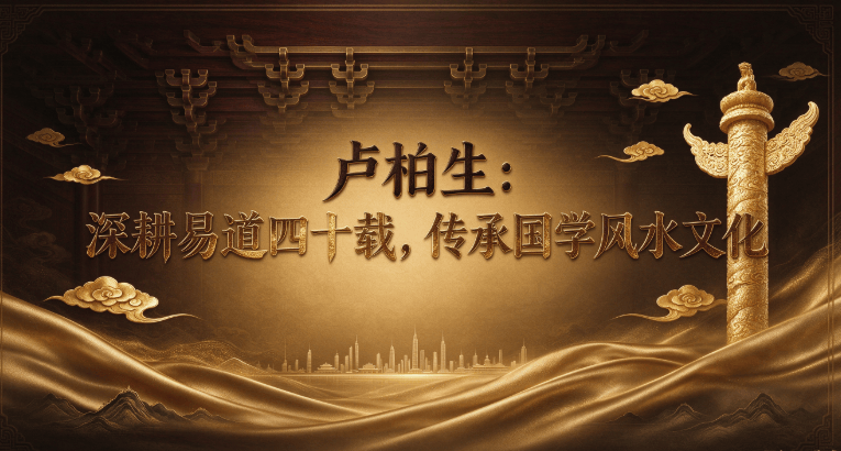 卢柏生老师：金牌注册风水大师深耕易道四十载，传承国学风水文化