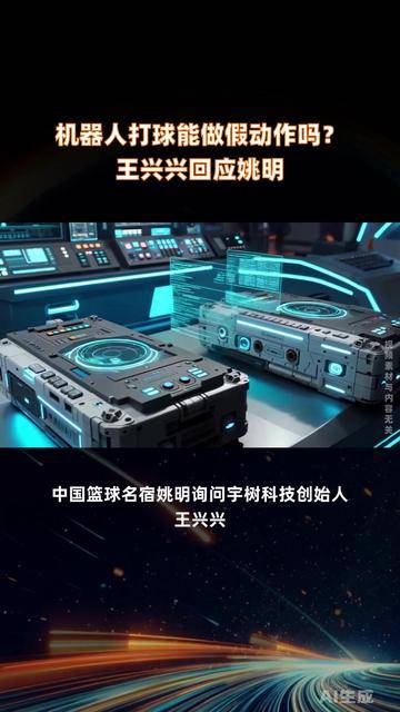 机器人打球能做假动作吗？王兴兴回应姚明