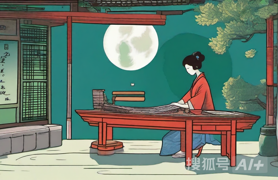 小小说《月下诗篇》_月光_庭院_琴声