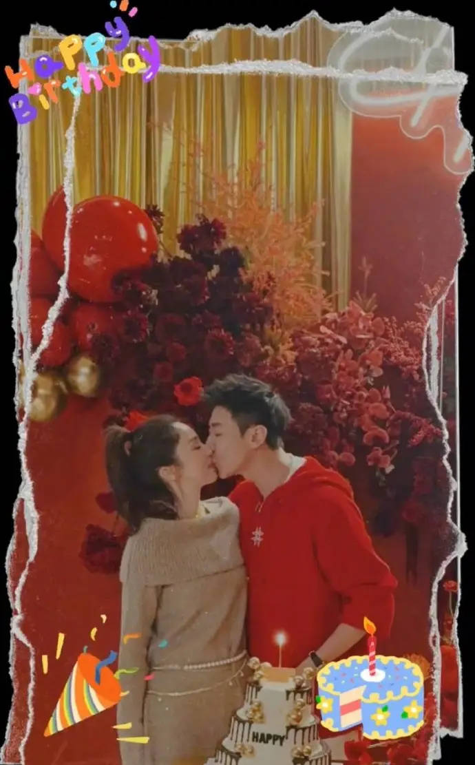 关悦晒张维伊董璇亲吻照 女方害羞到捂脸一脸幸福